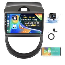 🔥 9” CarPlay/Android Auto Radio for Kia Soul 2010–2013 | Open Box Tested | 4G+64G