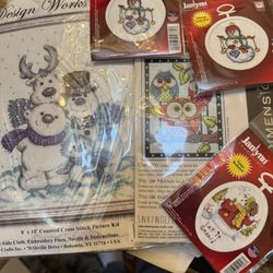 Cross Stitch Kits And Beads/supplies