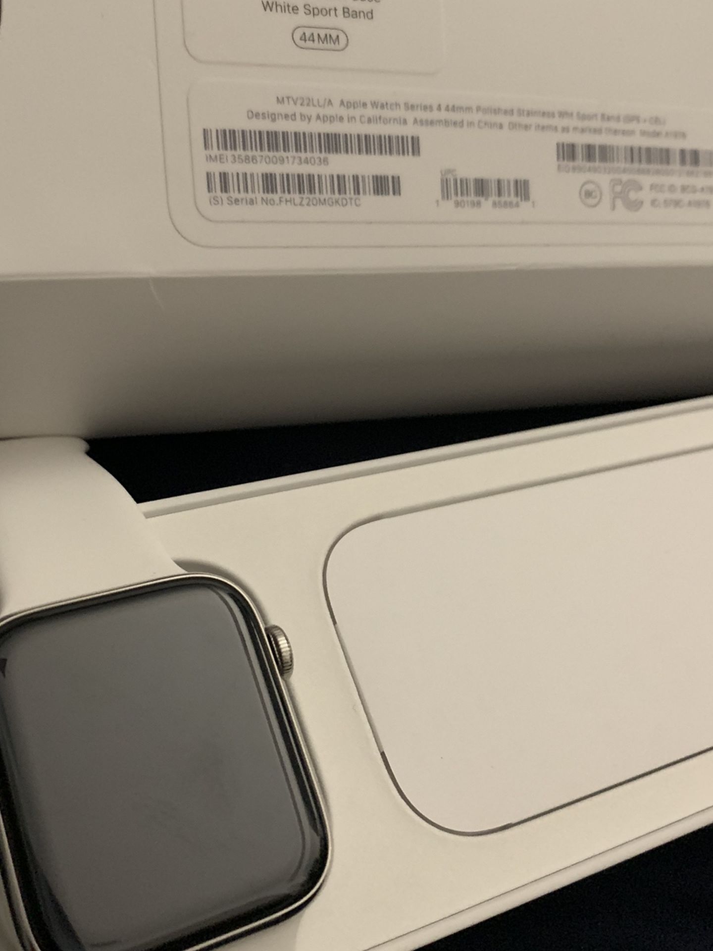 Apple Watch 44mm Stainless Steele Series 4 LTE