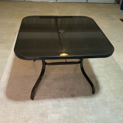 Tempered Glass Patio Table