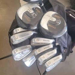 Complete Spalding Golf Club Set w/ Nike Bag – Great for Beginners!
