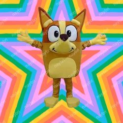 Bluey Bingo Mascot Costume For Sale Or R.E.n..t