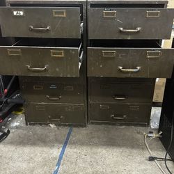 5 Drawer Vintage Industrial Filing cabinet