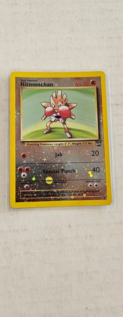 Hitmonchan Best Promo  Reverse Holo Pokémon Card
