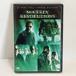 2003 Matrix Revolutions 2-Disc DVD Excellent R-Rated