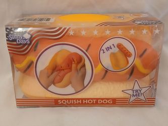🌭SunnyDays🌞 Squish HotDog🌭❤️🤍💙