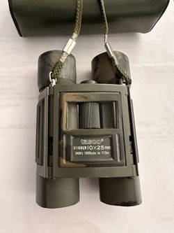 2 Pairs Tasco Travel Binoculars With Case