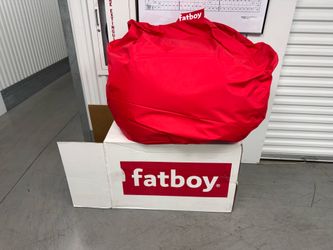New Open Box Fatboy Red Bean Bag Chair