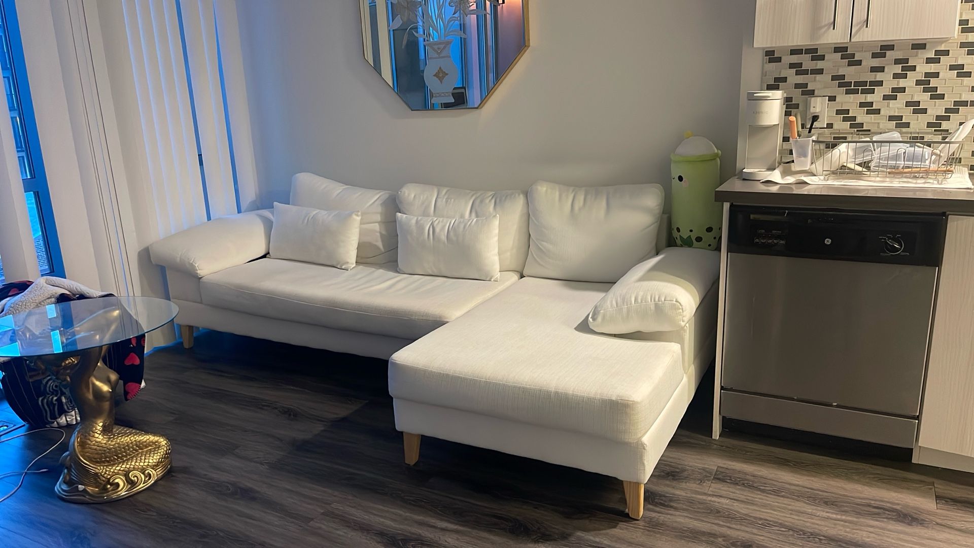 White Sectional Couch