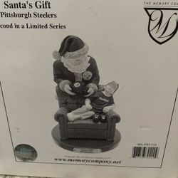 Santa’s Gift Pittsburgh Steelers Figurine