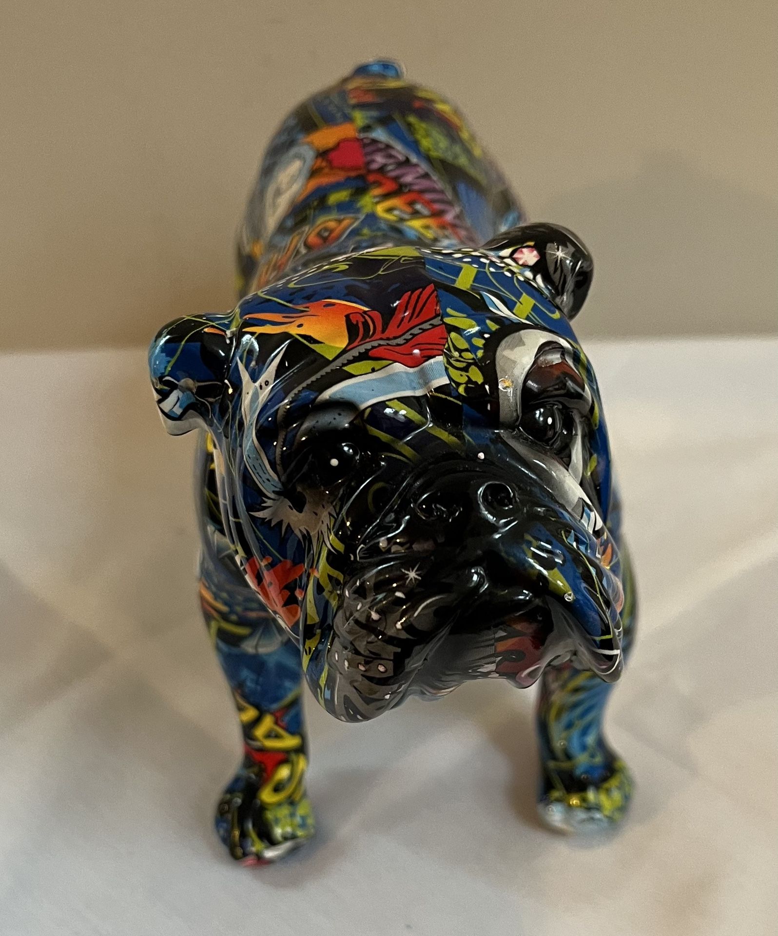 GRAFFITI ENGLISH BULLDOG/RESIN