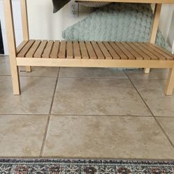2 tier shoe rack/bench