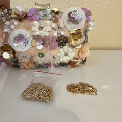 New Flower 3D Clutch Purse Dressy 