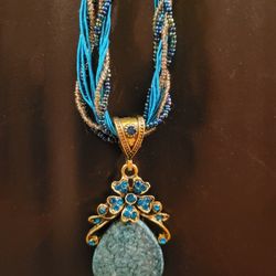 Turquoise Multibeaded Necklace From LAS VEGAS