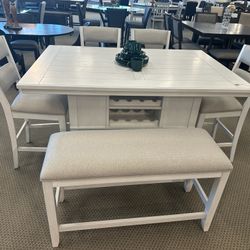 BRAND NEW! 7-PC Wendy Breakfast Dining Table Set 