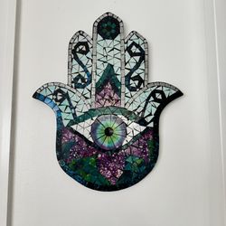 Mosaic hand picture handmade