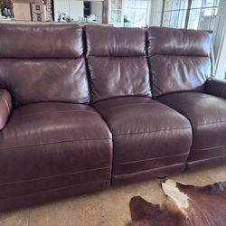 Power reclining sofa