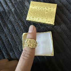 nugget ring 10k
