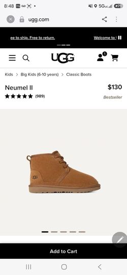 New Kids’ UGG Neumel II Boots – Size 1