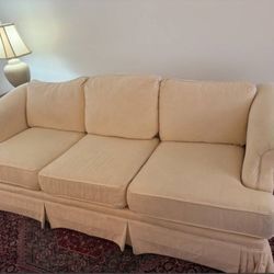 Vintage Cream Sofa