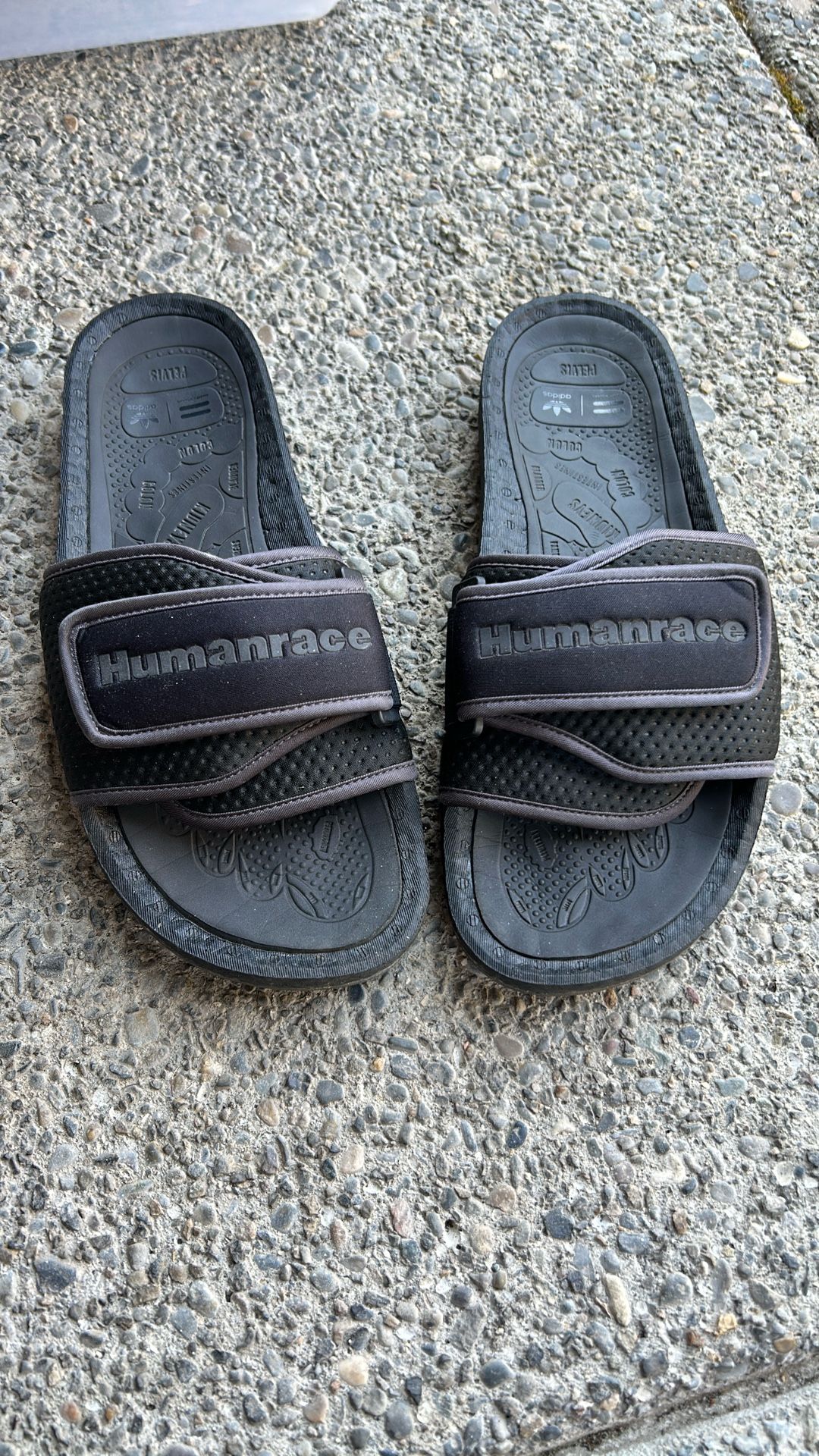 Adidas Pharrell Collaboration Human Race Slides. Men’s Size 10