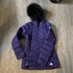 Nike ACG Hooded Slim Purple Parka Size Small