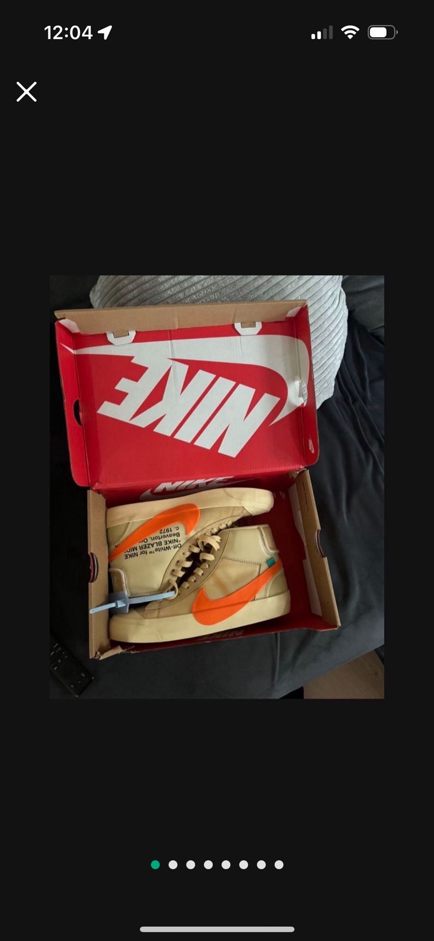 LOW PRICE MOVING- NEW IN BOX NIKE X OFF WHITE BLAZERS 