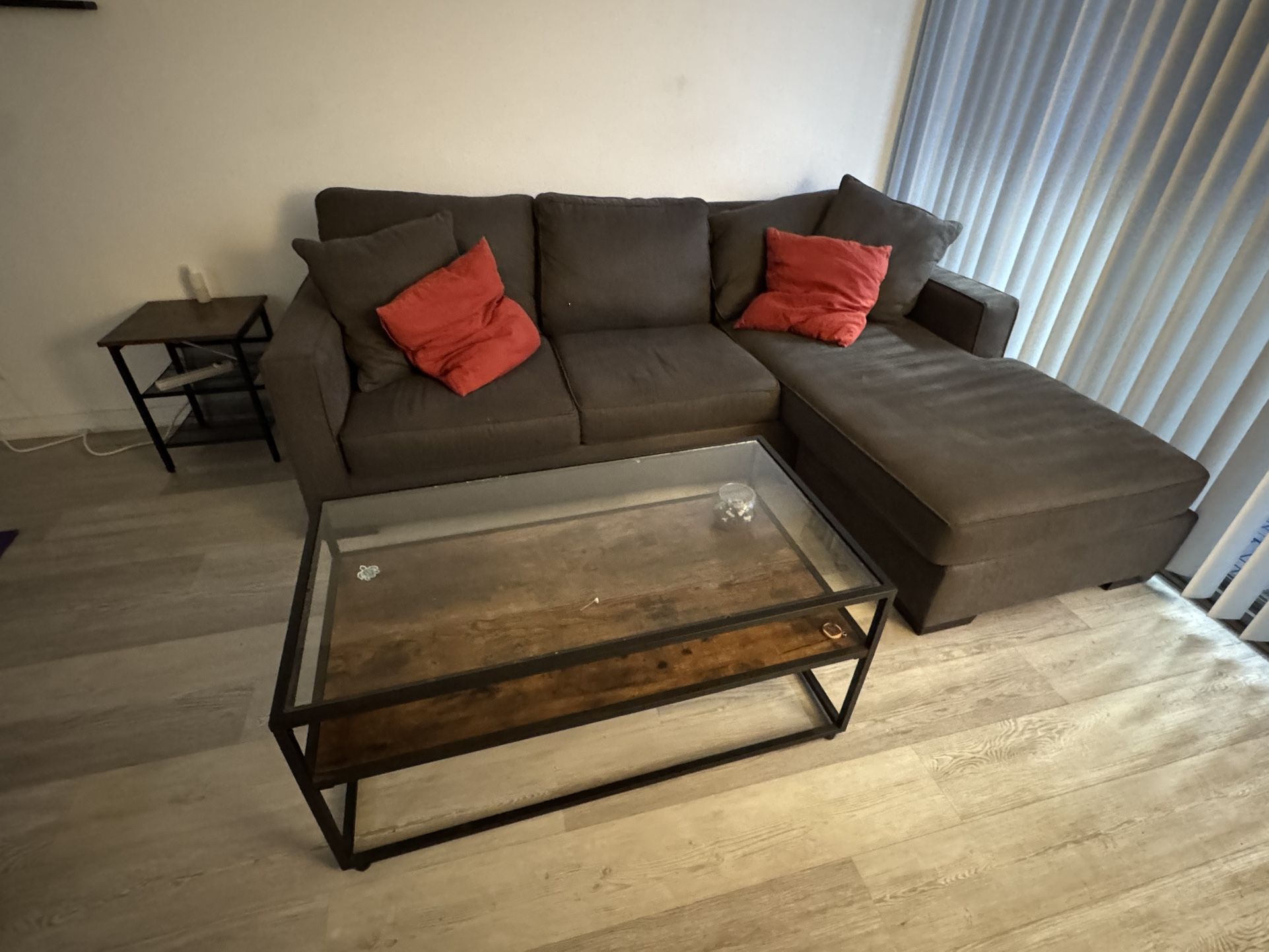 Full Living Room Set (Wood)