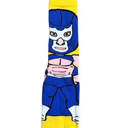 Blue Demon socks adult one size Lucha Libre AAA CMLL