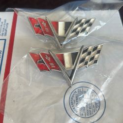 I Am Selling To Use Fender Emblems For A 1966 Impala Or Caprice Four($100) order The Set