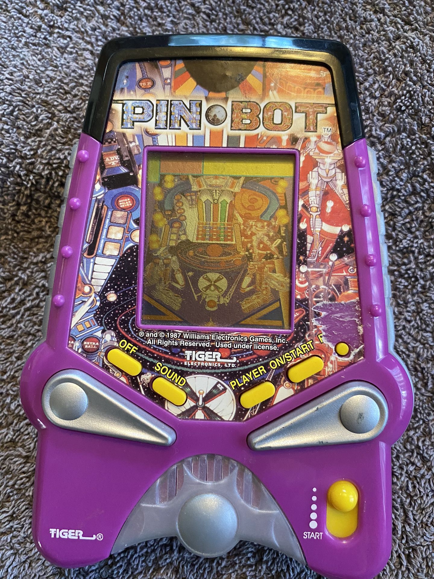 Electronic Pin Bot Game