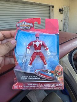 Power Rangers Super Megaforce 4 inch Mighty Morphin red ranger