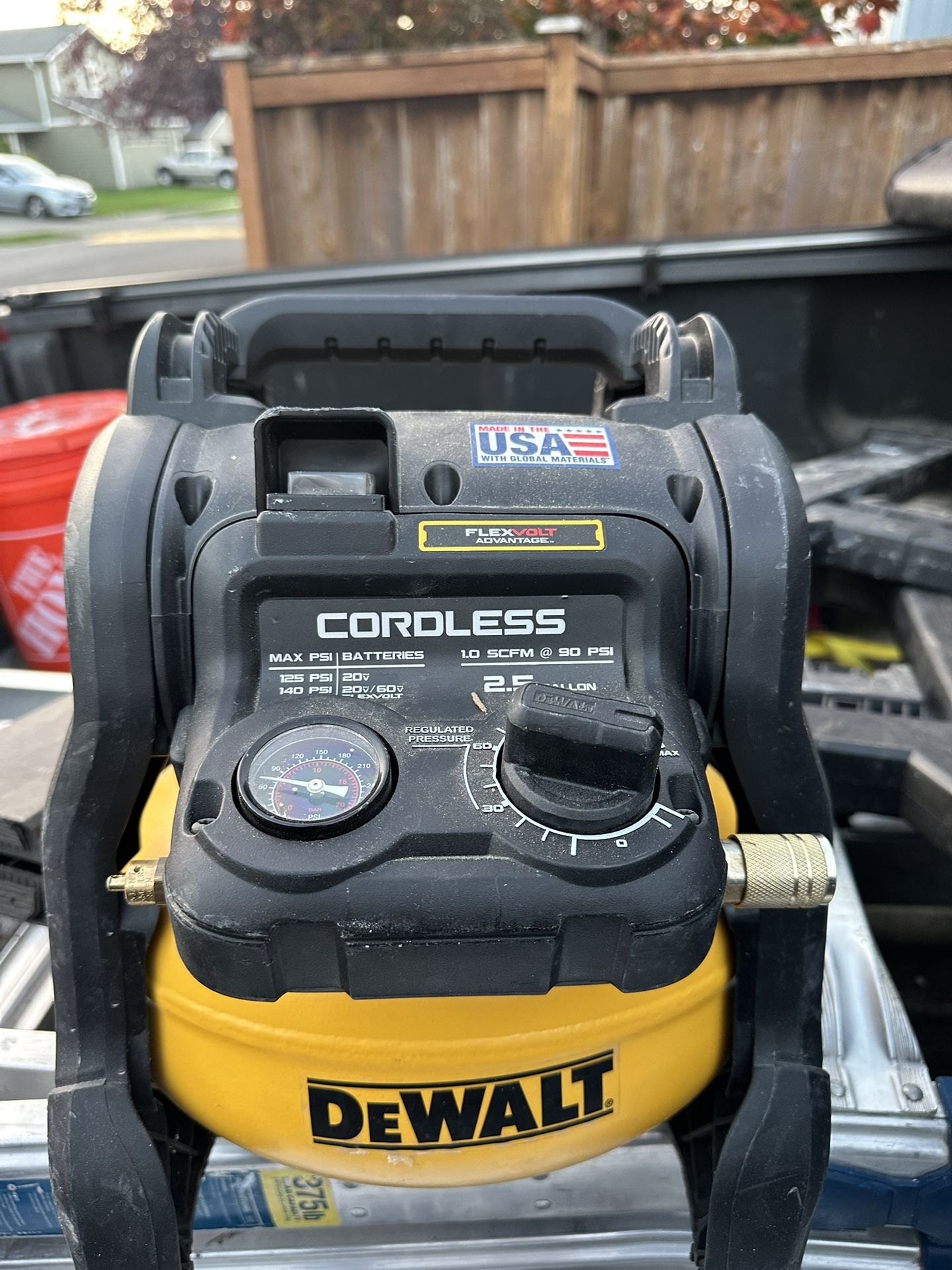 Dewalt Brushless 60v  Cordless Air Compressor 