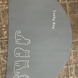 Cat Pet Mat /Bath Mat Absorbent Floor Quick Drying Lucky day'