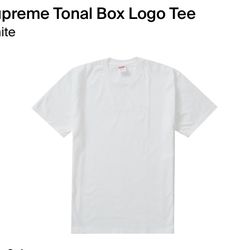 Supreme Tonal Box Logo Shirt White XL