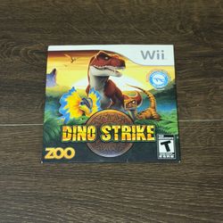 Nintendo Wii “Zoo Dino Strike” Paper Case + Disk