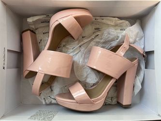 DSW Pink Heels W/ Buckle
