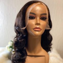 Transparent Lace Frontal Wig 16 Inch Bodywave