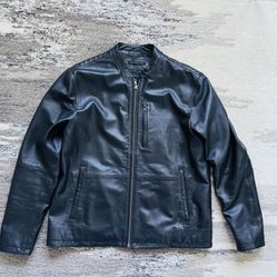 Mint Leather XL Men  Black Jacket John Varvatos Fall 2018