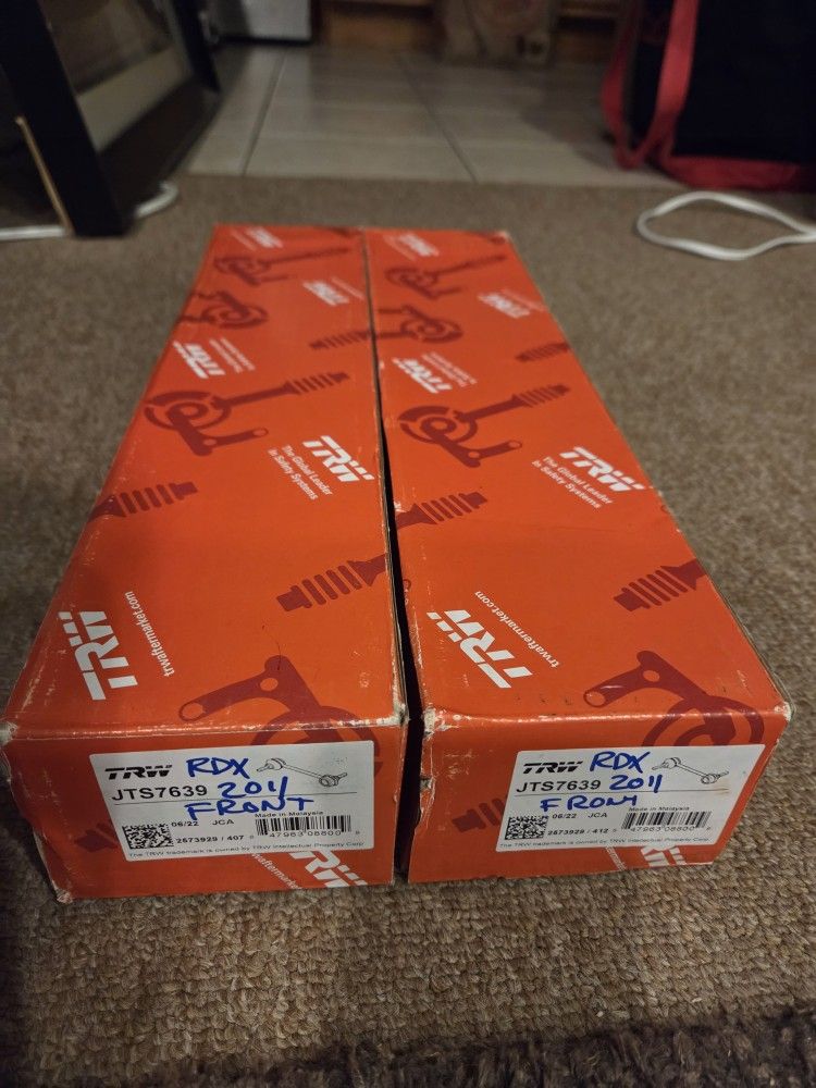 Honda CR-V HR-V Acura RDX Sway Bar Links Front Rear Wheel Bearings Tie Rods Inner Outer Ball Joint New