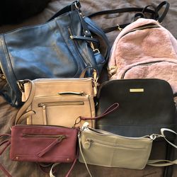 6 Handbags/backpack ALL For $10