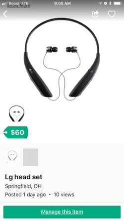 Lg head set Bluetooth