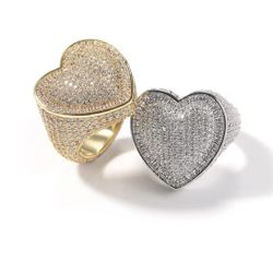 Icy Heart Ring