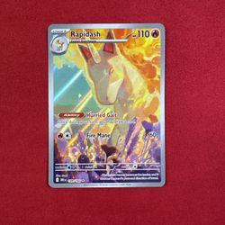 Rapidash Holo Pokémon - Destined Rivals 189/182 Illustration 