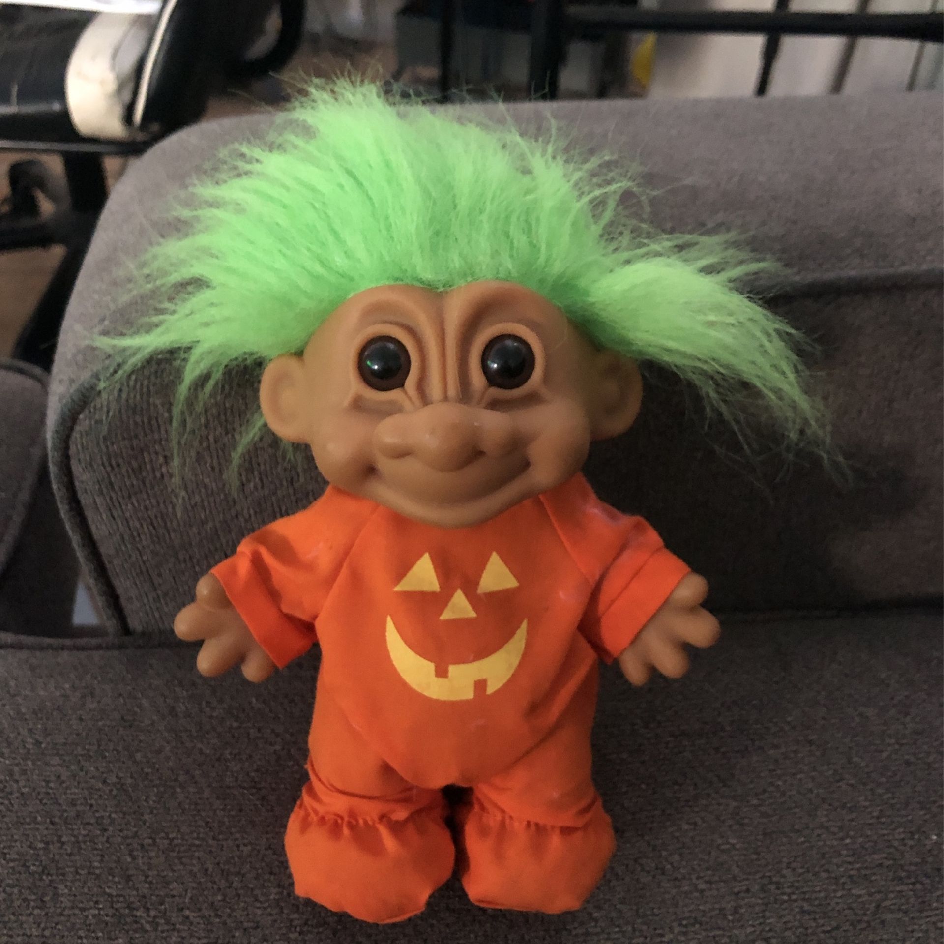 vintage halloween troll doll