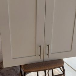 White Shaker Upper Cabinet 30x30 $40 It Was Taken Down 