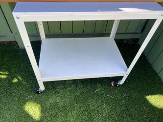 2 Rolling Tables Grey/White
