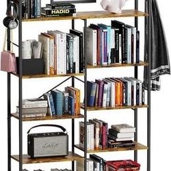 Wide Customizable Metal Bookshelf / Bookcase