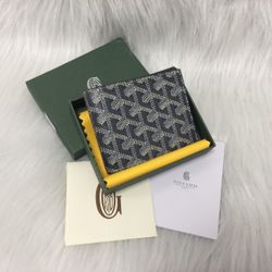 Goyard Victoire Wallet Grey