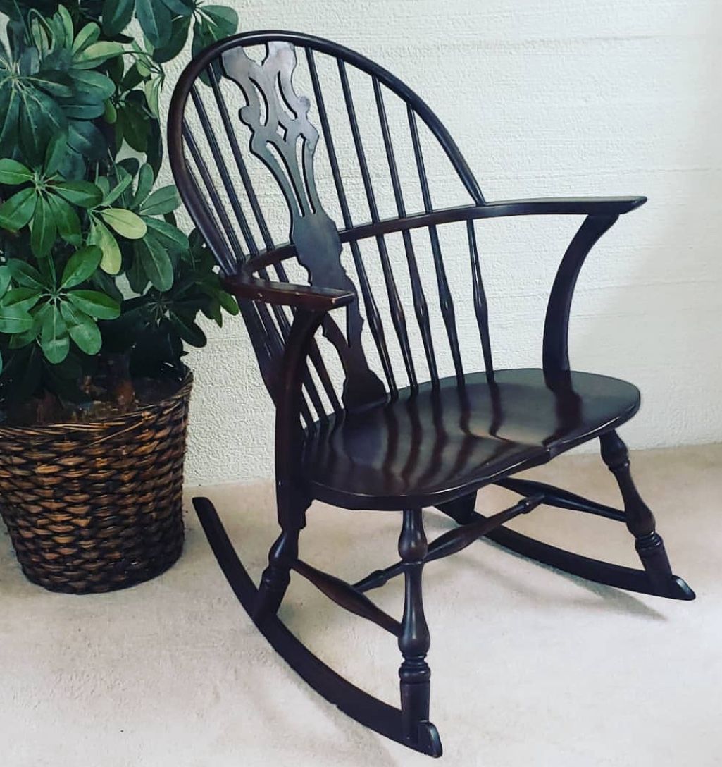 Fan-Back Windsor Style Rocking Chair for Sale in Newport Beach, CA ...